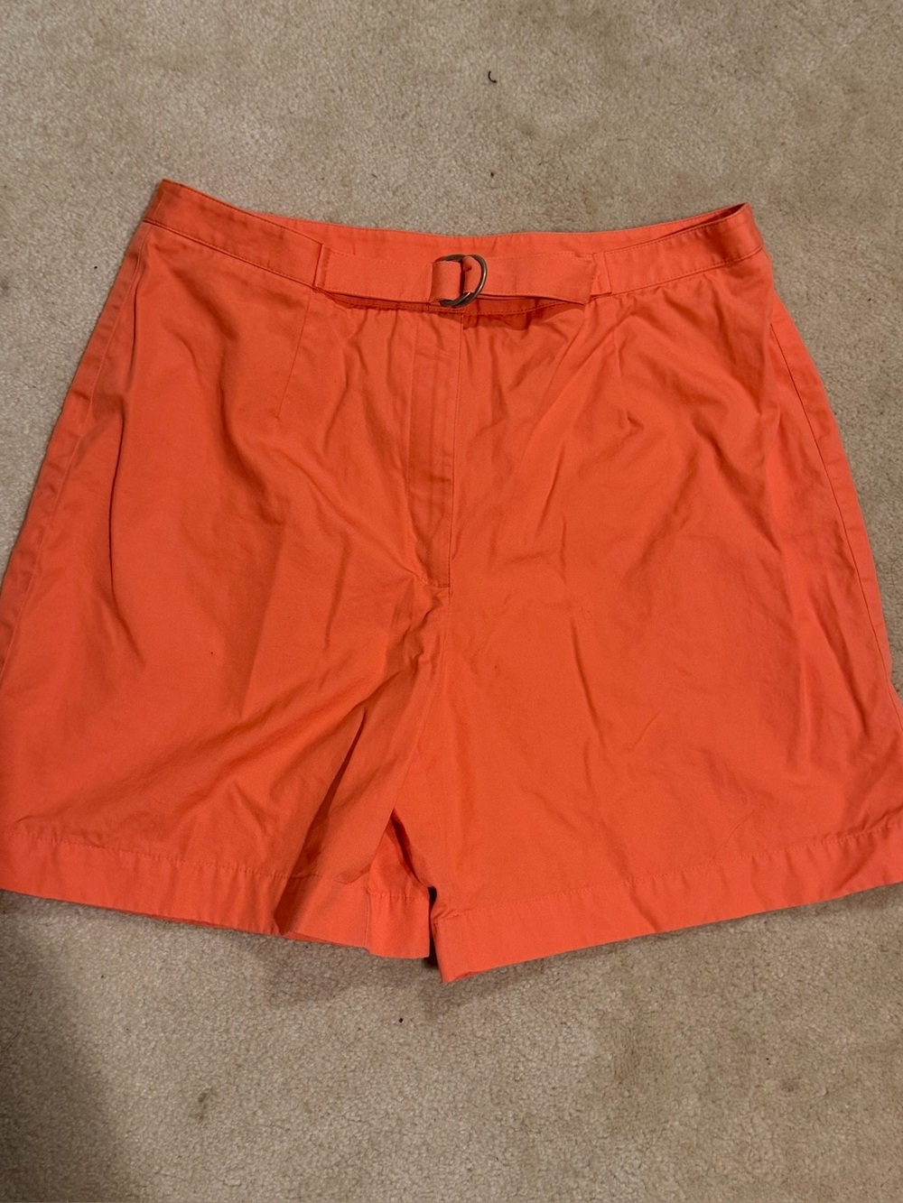 Vtg Style Liz Claiborne High-Waist Belted Shorts Sz 12 Petite